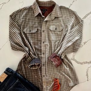 XL- Neutral Van-Heusen Bleached Flannel